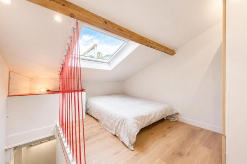 F2 chambre en duplex (calme) plein centre ville 1 min de la plage