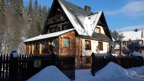 Homestay Srebrny Potok v zimě