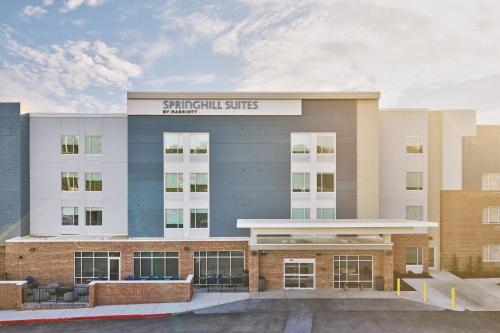 a rendering of the front of a building at SpringHill Suites by Marriott Chesterfield in Chesterfield