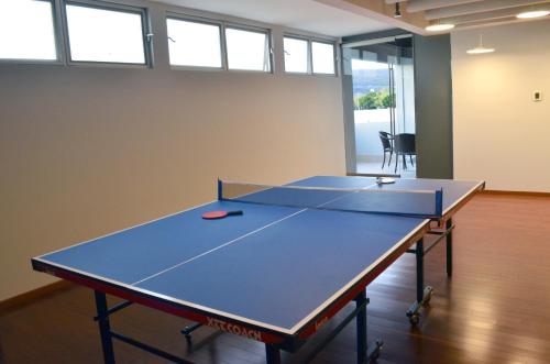 Stolní tenis v ubytování Casa Inn Business Irapuato nebo okolí
