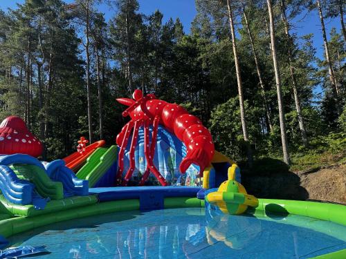 a water park with at Domek Na Gwizdówce nr52 in Załakowo