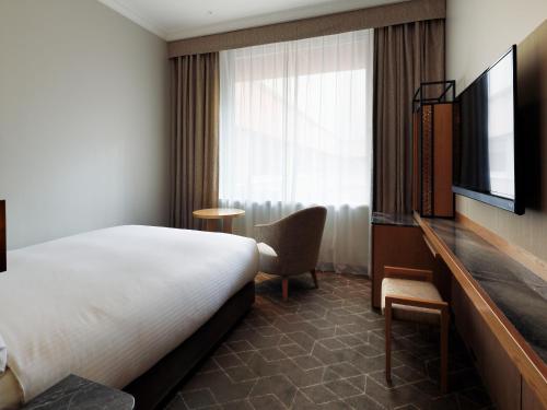 Телевізор і / або розважальний центр в Hotel The Celestine Tokyo Shiba