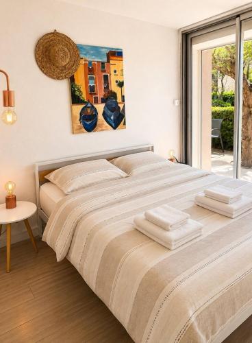 Le Cosy - T4 avec terrasse privée, Face à la mer avec parking et wifi