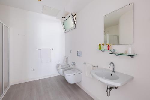 Ένα μπάνιο στο Hotel Cavallino Bianco