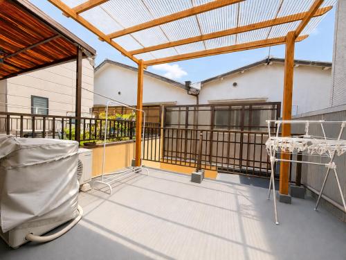 楽然居--天下茶屋庭園ヴィラ 無料駐車場--和風庭園--最大8名宿泊可能