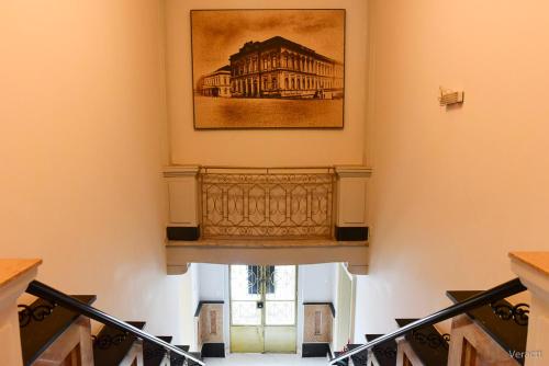 Χώρος καθιστικού στο Hotel Praça da Matriz