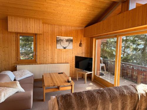 Chalet L'Arzette à Anzère à 2 pas du centre avec magnifique vue sur les montagnes