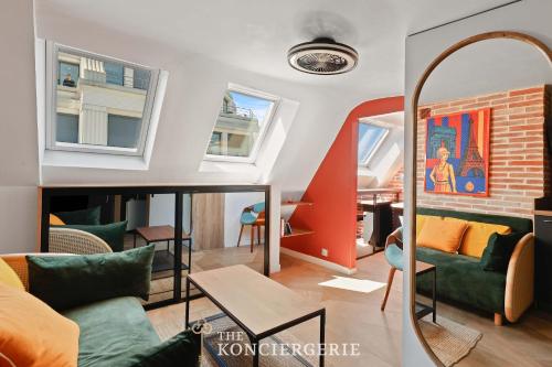Appartement de charme sous les toits a Montorgueil