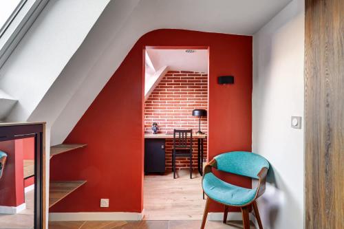 Appartement de charme sous les toits a Montorgueil