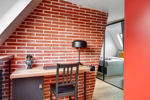 Appartement de charme sous les toits a Montorgueil