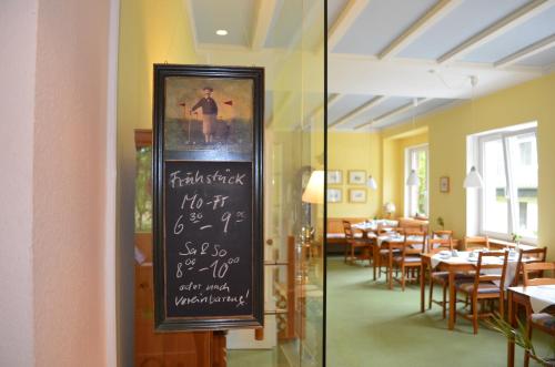 En restaurant eller et spisested på Finkenhof - Haus Meersmannufer