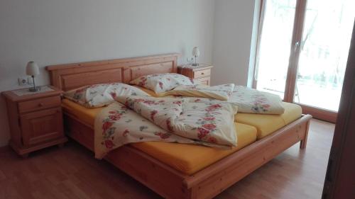 Кровать или кровати в номере Bichlerhof