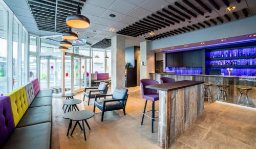 Lounge nebo bar v ubytování Fosshotel Rauðará