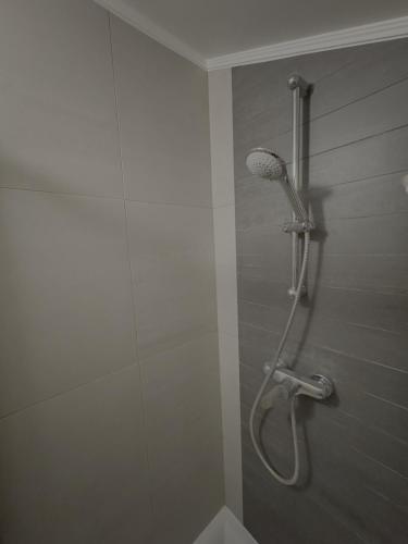 a shower with a shower head in a bathroom at Dressing vibe in Ettelbruck