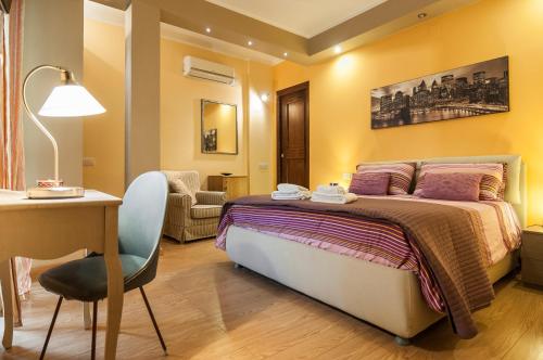 Letto o letti in una camera di Villa Olga B&B