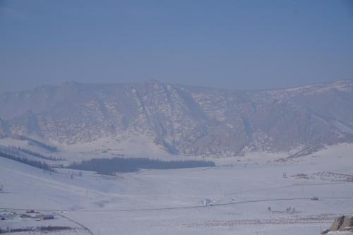 Paesaggio naturale nelle vicinanze del campeggio