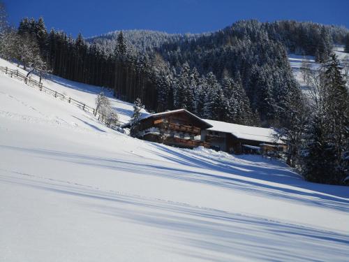 Το Ferienwohnung Oberbachhof τον χειμώνα