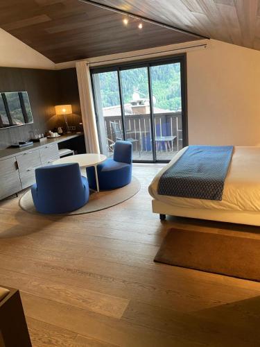 Chambres standing avec vue imprenable et parking gratuit