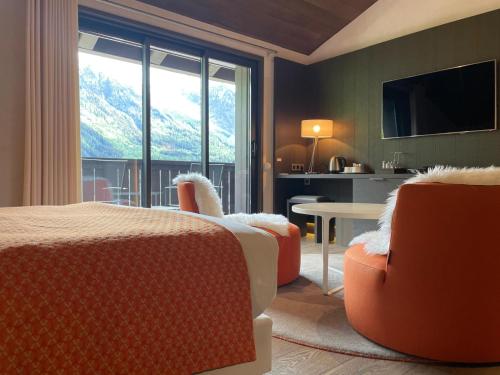 Chambres standing avec vue imprenable et parking gratuit