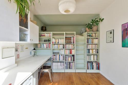 Cozy T2, 1BDR, 2P, Paris 18, Canal St-Martin