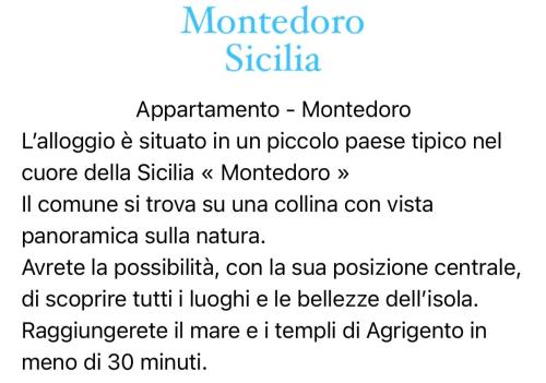 a screenshot of a cell phone with the text monocota siri at Sicilia Ambiente in Montedoro
