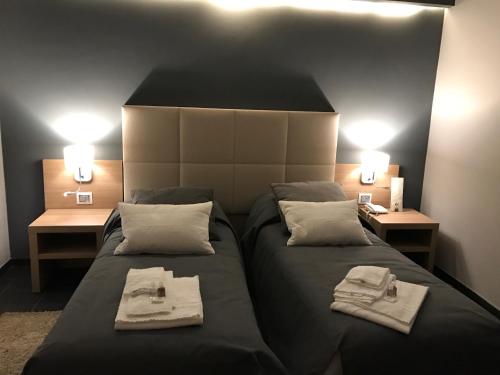 Postel nebo postele na pokoji v ubytování Viale San Martino