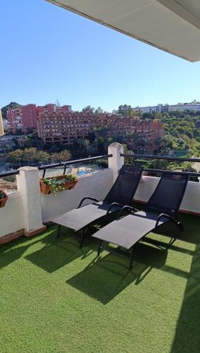 Pueblo Evita Benalmadena appartement près de la plage avec piscine