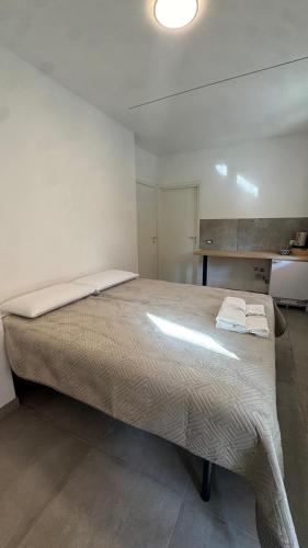 a bedroom with a large bed in a room at B&B Mavi in Como