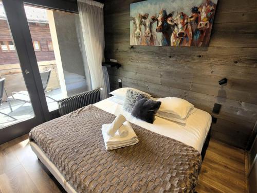 Appartement 4 pers. aux pieds des pistes avec parking et wifi