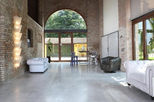 Posezení v ubytování Agriturismo Corte Capiluppia