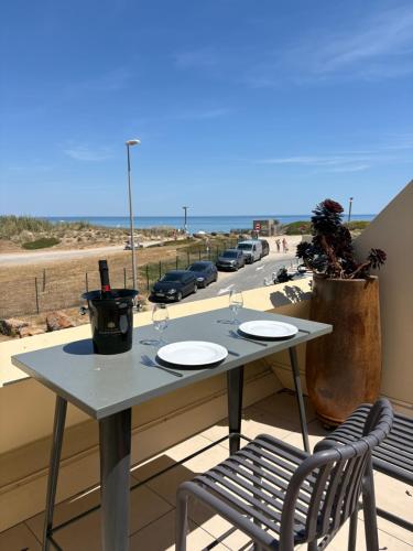 Village naturiste - Heliopolis AB 30m2 - vue mer avec grande terrasse - Parking