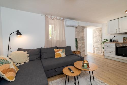 Traditional stone house w terrace near the beach