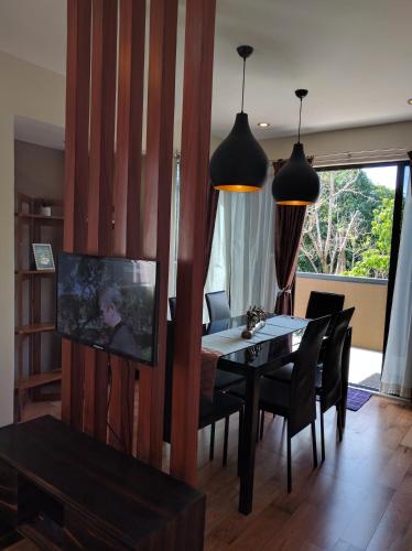 TV a/nebo společenská místnost v ubytování Anabelle Residence
