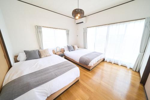 เตียงในห้องที่ Tomisato's House