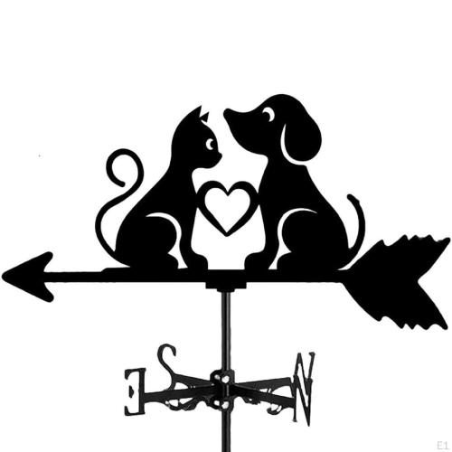 two cats and a dog sitting on a sign with a heart at Relax Apartmanok in Zalakaros