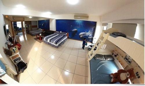 Katil atau katil-katil dalam bilik di Dolphin Castle