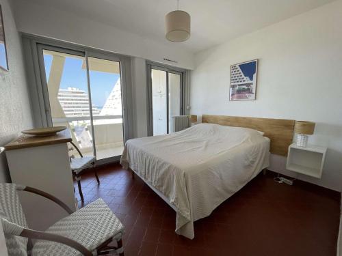 Appartement climatisé vue mer, parking - 4 pers.