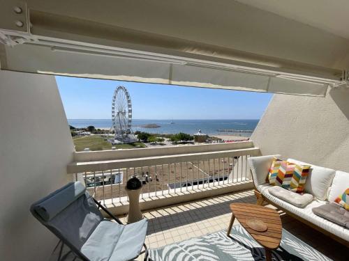 Appartement climatisé vue mer, parking - 4 pers.