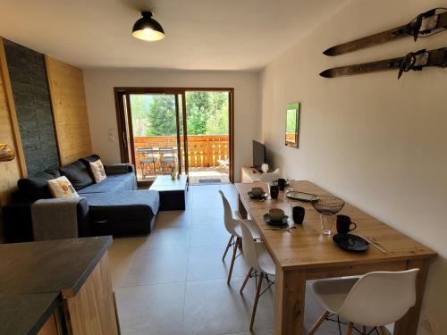 Appartement lumineux 4 pers Les Gets avec parking