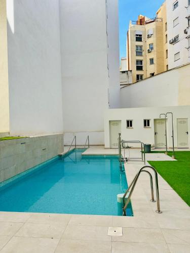 Loft con vistas a la piscina
