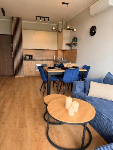 Apartament Lazurowy PRESTIGE APARTMENTS z basenem150 m od plaży