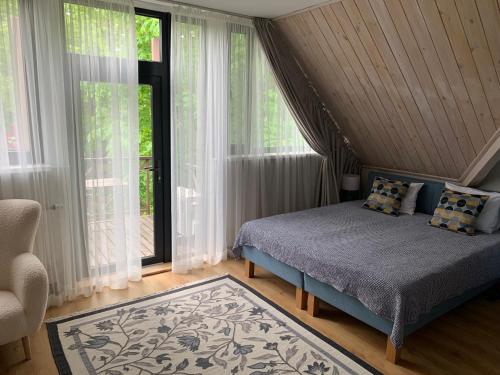 Llit o llits en una habitació de Nordes
