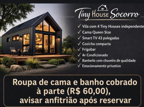 a flyer for a tiny house scotia at Tiny House Socorro in Socorro