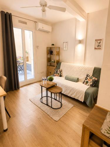 Studio "Les Cactus" avec Terrasse à 5 min à pied de la Plage