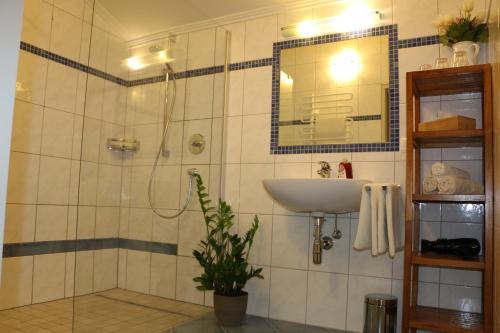A bathroom at Gästehaus Pilz Schladming
