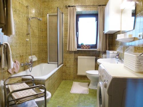 Koupelna v ubytování Apartment Weissenegger