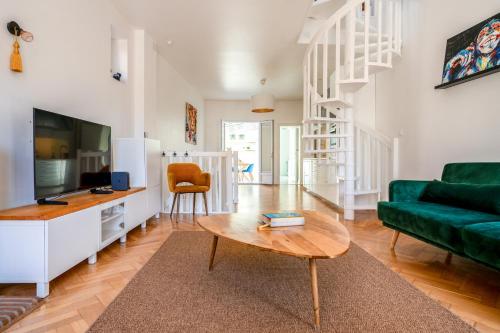 L'Américano - 6 personnes - Sublime maison à 50m de la grande plage - Wifi & TV écran plat