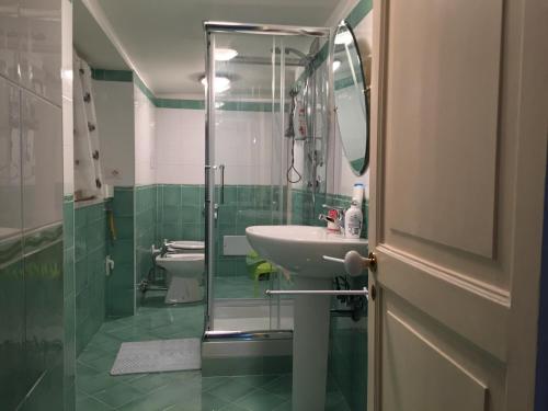 Koupelna v ubytování B&B Pozzo dei Desideri