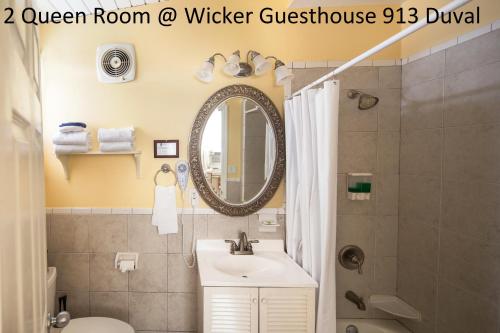Koupelna v ubytování Wicker Guesthouse