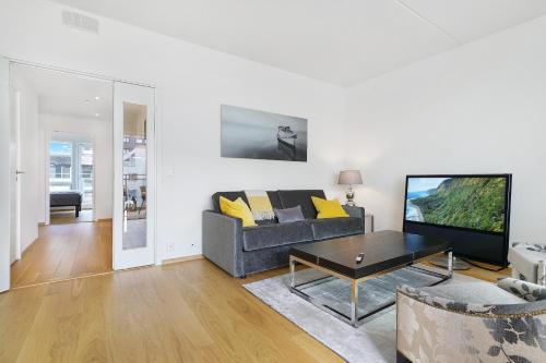 Televisyen dan/atau pusat hiburan di Wright Apartments - Sørenga